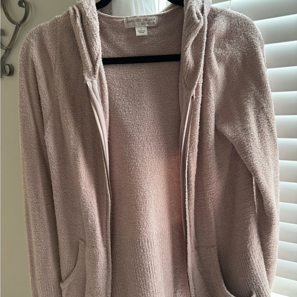 Barefoot Dreams Cozy Hooded Zip Cardigan - Picture 1 of 4